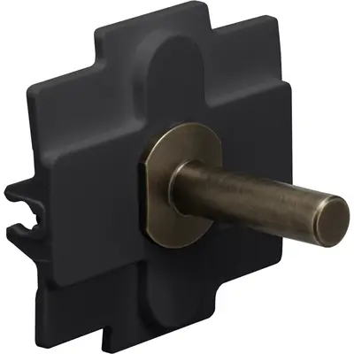 Niko Niko Toggle 1-voudig brass dark bronze patina