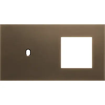 Niko cpl 2v hor 71mm enkel (211-57805)