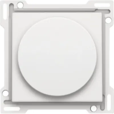 Niko Intense afwerkingsset met draaiknop voor dimmer of snelheidsregelaar cotton white textured (139-31000)
