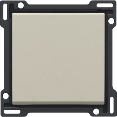 Niko cpl 1v schak drukknop sand tex (138-61105)