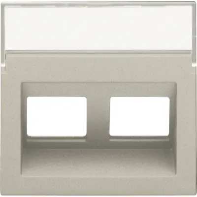 Niko cpl data 2x rj schuin sand tx (138-65400)