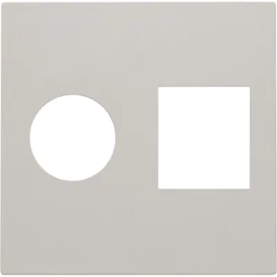 Niko cpl 1v coax+netwerkaansluiting (141-65702)