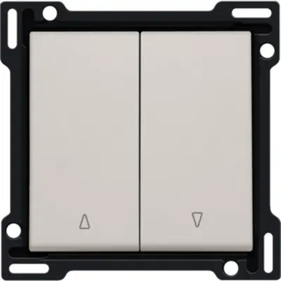 Niko cpl 2v rolluikdrukknop lt grey (141-65914)