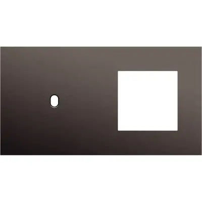 Niko cpl 2v hor 71mm enkel (222-57805)