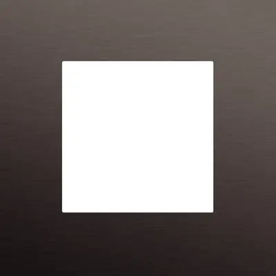 Niko Niko Pure afdekplaat 1-voudig alu ganache brushed