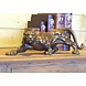 Eliassen Beeld brons jaguar 60cm Eliassen Beeld brons jaguar 60cm
