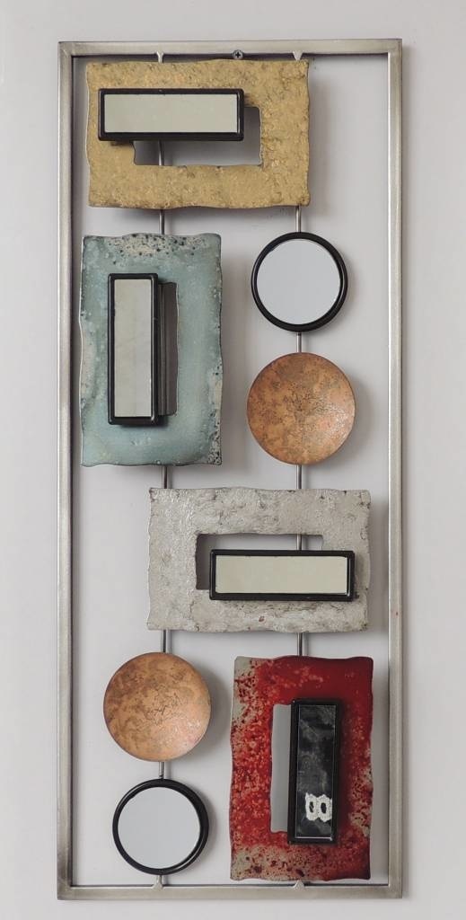 Primitief getuigenis brug Wanddecoratie abstract 2 | Eliassen - Eliassen Home & Garden Pleasure