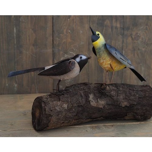 Eliassen Metal figure pair of birds 23cm Eliassen Metal figure pair of birds 23cm
