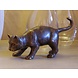 Eliassen Beeld brons poes loerend Eliassen Beeld brons poes loerend