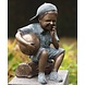 Eliassen Image bronze boy with football Eliassen Image bronze boy with football