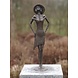 Eliassen Beeld brons vrouw met hoed modern Eliassen Beeld brons vrouw met hoed modern