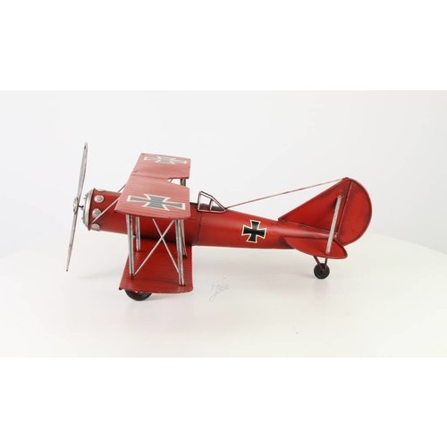 Miniatur-Modellflugzeug Red Baron groß
