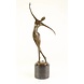 Bronzen beeld Moderne dansende vrouw Bronzen beeld Moderne dansende vrouw