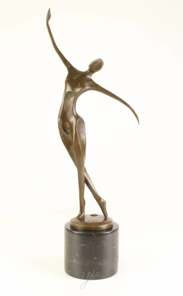 Een bezoek aan grootouders stil maaien Bronzen beeld Moderne dansende vrouw | Eliassen - Eliassen Home & Garden  Pleasure