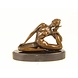 Beeld brons Dame lenig Beeld brons Dame lenig