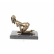 Lady Statue Bronze Akt auf Knien Lady Statue Bronze Akt auf Knien