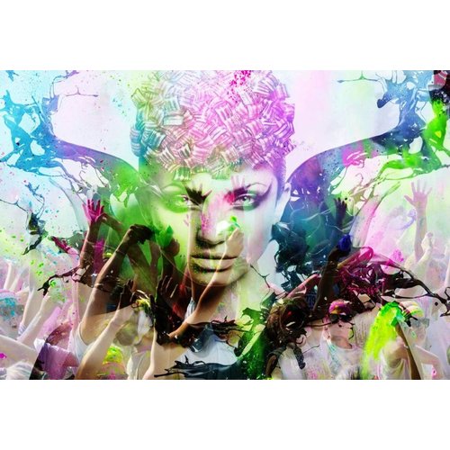 Eliassen Glass painting 110x160x0,4cm Colorful Eliassen Glass painting 110x160x0,4cm Colorful