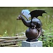 Eliassen Image bronze dragon on globe Eliassen Image bronze dragon on globe
