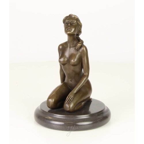 Weiblicher Akt Bronze-Skulptur 20cm