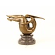 Bronzen beeld Dikke dame gym Bronzen beeld Dikke dame gym
