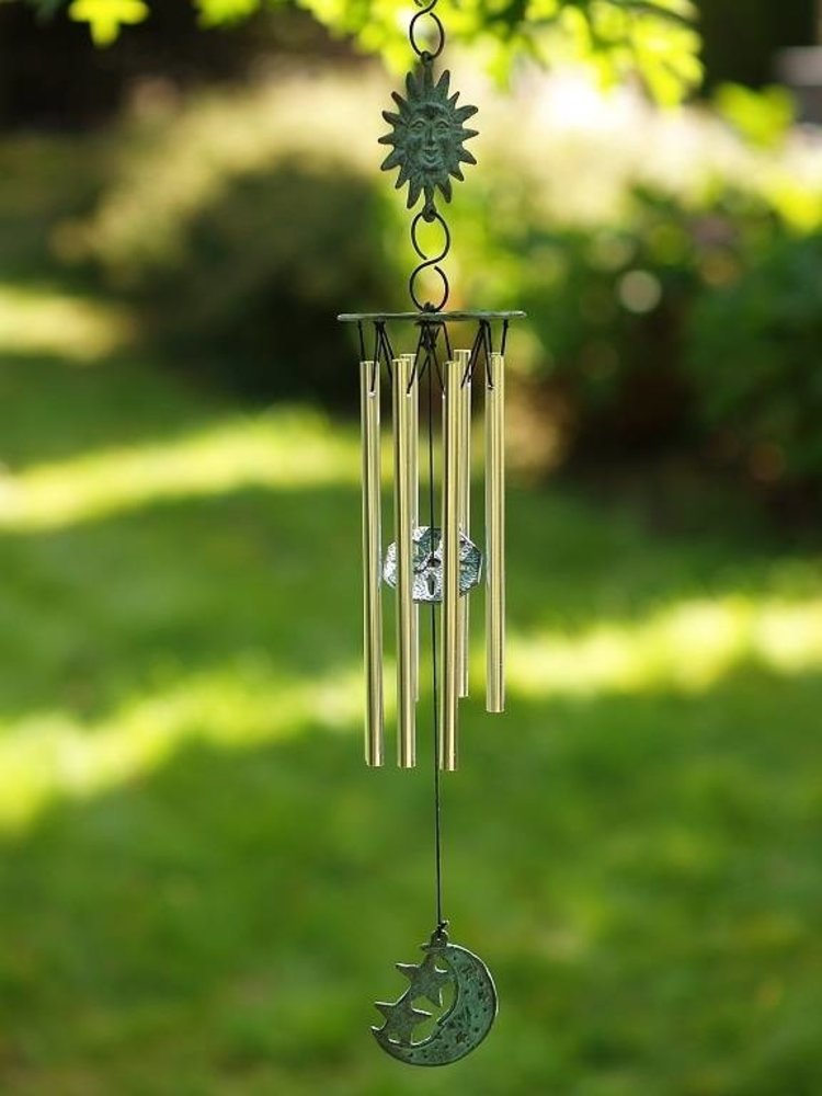Wind chimes bronze sun Eliassen Home & Garden Pleasure