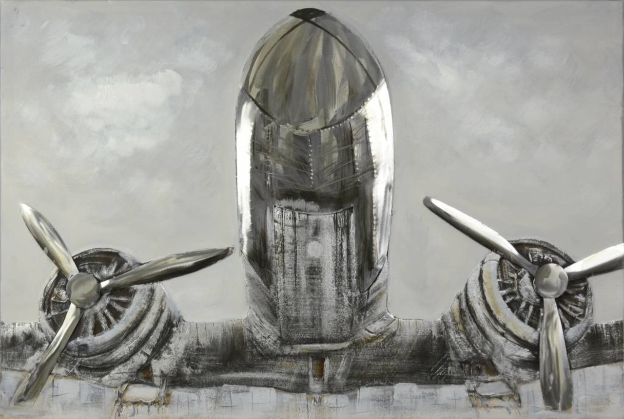 Oil painting Plane 124x84cm Eliassen Home & Garden Pleasure