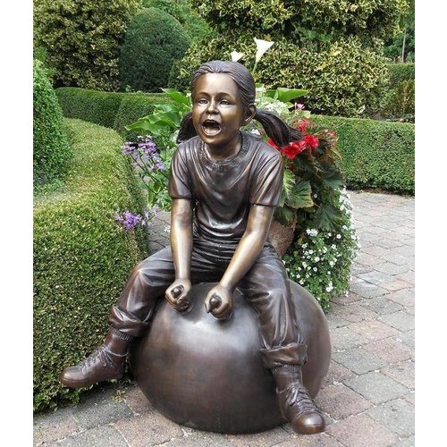 Eliassen Bild Bronzemädchen auf Ball