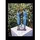 Eliassen Beeld brons modern koppel met kind Eliassen Beeld brons modern koppel met kind