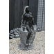 Eliassen Brunnenwasserfigur Frau auf Felsen Eliassen Brunnenwasserfigur Frau auf Felsen