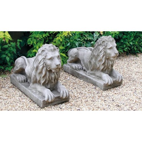 Dragonstone Tuinbeeld fantasy liggende leeuw links Dragonstone Tuinbeeld fantasy liggende leeuw links