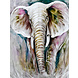 XXL-Gemälde Elefant aus Aluminium 120x160cm XXL-Gemälde Elefant aus Aluminium 120x160cm