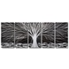 Malerei Aluminium fünfteiliger Fantasiebaum 60x150cm Malerei Aluminium fünfteiliger Fantasiebaum 60x150cm