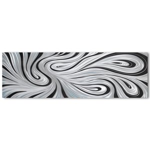 XXL Painting aluminum Contrast 80x240cm