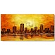 Malerei Aluminium CITY 80x160cm Malerei Aluminium CITY 80x160cm