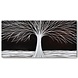 Malerei Aluminium Baum in der Nacht 60x120cm Malerei Aluminium Baum in der Nacht 60x120cm