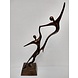 Eliassen Bronzen beeld dansend paar Eliassen Bronzen beeld dansend paar