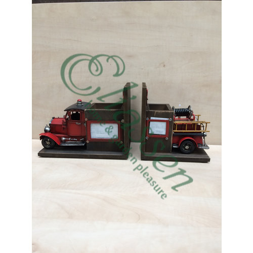 Miniature model bookend Fire Department Miniature model bookend Fire Department