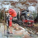 Eliassen 3D painting metal 100x100cm Farewell Eliassen 3D painting metal 100x100cm Farewell