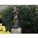 Eliassen Bronzen spuitfiguur Jongen met vis Eliassen Bronzen spuitfiguur Jongen met vis