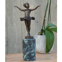 Beeld brons danseres girl art