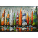 3d schilderij metaal Zeilboten groep 120x80cm 3d schilderij metaal Zeilboten groep 120x80cm
