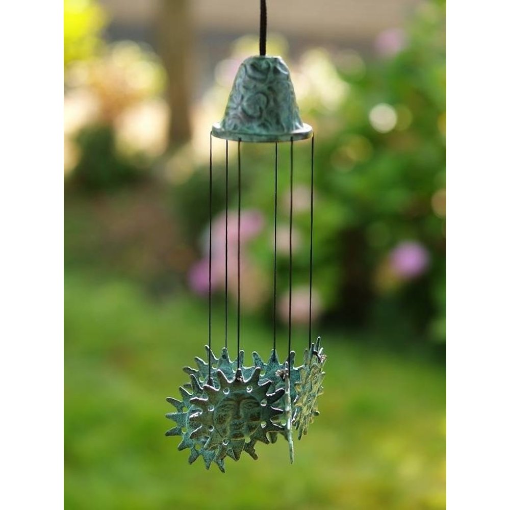 Wind chimes bronze with suns Eliassen Home & Garden Pleasure