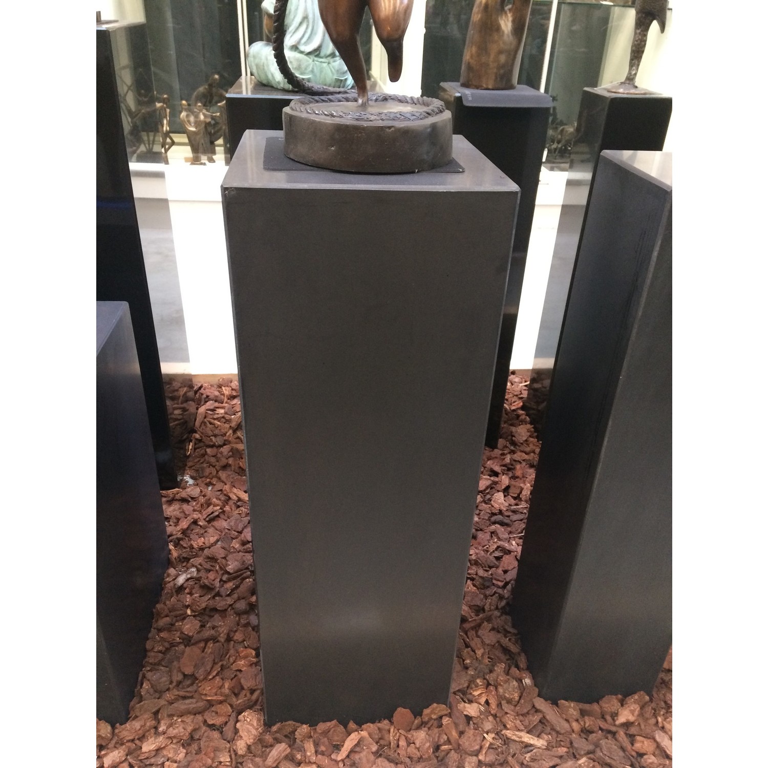 Perioperatieve periode Stout portemonnee Sokkel zwart graniet mat 30x30x90cm - Eliassen Home & Garden Pleasure