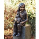 Eliassen Bronzen beeld meisje met teddybeer Eliassen Bronzen beeld meisje met teddybeer