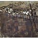 Eliassen 3D painting Sail construction workers 100x100cm Eliassen 3D painting Sail construction workers 100x100cm