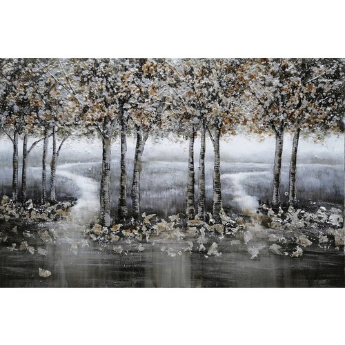 Canvas painting 80x120cm Forest