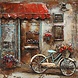 3D-Metallbild Bäckerei 100x100cm 3D-Metallbild Bäckerei 100x100cm