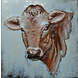 Eliassen Metaal schilderij 80x80cm - Koe Eliassen Metaal schilderij 80x80cm - Koe
