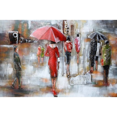 Eliassen 3D Metalen schilderij 80x120cm Raintime Eliassen 3D Metalen schilderij 80x120cm Raintime