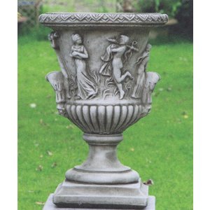 Garden vase Italian small dragonstone